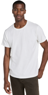 Re/done Short-sleeved Classic Tee In Old White
