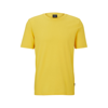 Hugo Boss Boss Cotton-blend T-shirt In Yellow