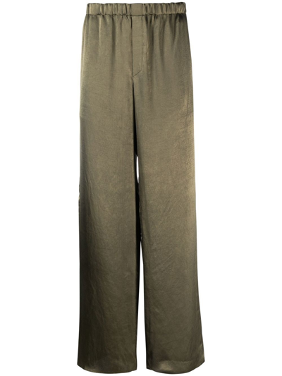 Ludovic De Saint Sernin Boxer Wide-leg Trousers In Green