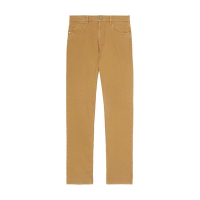 Loro Piana Men's Quarona Linen-cotton 5-pocket Pants In Brume_du_desert