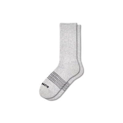Bombas Solids Calf Sock In Grey