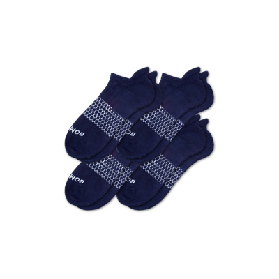 Bombas Solids Ankle Socks 4-pack In Navy