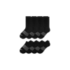 Bombas Calf & Ankle Sock 8-pack In Black
