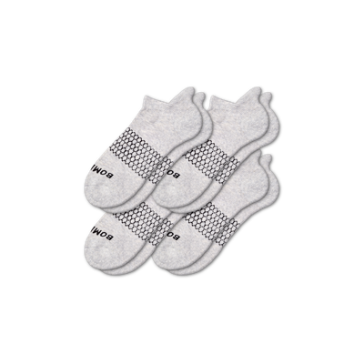 Bombas Solids Ankle Socks 4-pack In Grey