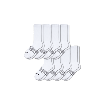 Bombas Calf Sock 8-pack In White
