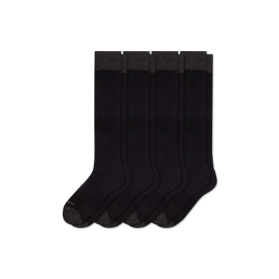 Bombas Dress Knee High Solid Sock 4-pack In Black