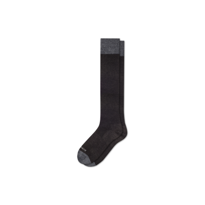 Bombas Dress Knee High Socks In Charcoal