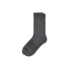 Bombas Marl Calf Socks In Marled Charcoal