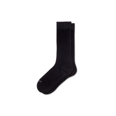 Bombas Lightweight Calf Socks In Black