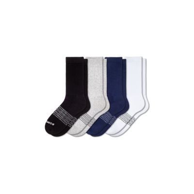 Bombas Solids Calf Sock 4-pack In Mixed