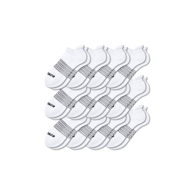 Bombas Ankle Sock 12-pack In White