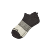Bombas Tri-block Ankle Socks In Triple Grey