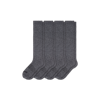 Bombas Marl Knee High Socks 4-pack In Marled Charcoal