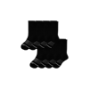 Bombas Merino Wool Blend Calf Sock 8-pack In Black