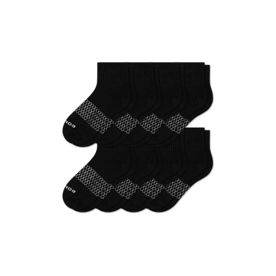 Bombas Quarter Sock 8-pack In Black