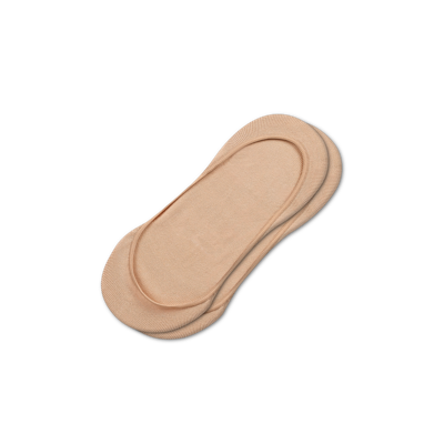 Bombas Low-cut No Show Socks In Beige