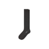 Bombas Ribbed Dress Knee High Socks In Charcoal