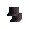 Bombas Dress Calf Sock 8-pack In Mixed