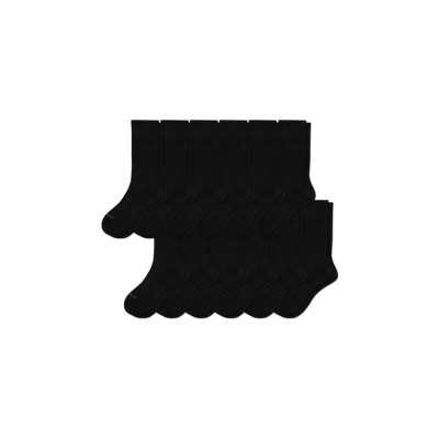 Bombas Dress Calf Sock 12-pack In Black
