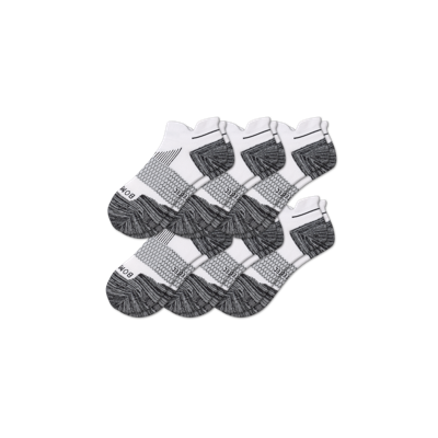 Bombas Running Ankle Sock 6-pack In White