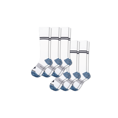 Bombas Everyday Compression Sock 6-pack (15-20mmhg) In White