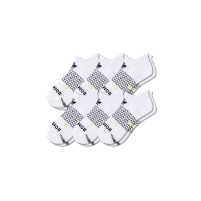 Bombas All-purpose Performance Ankle Sock 6-pack In White