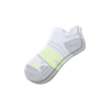 Bombas Tennis Performance Ankle Socks In White Stripes