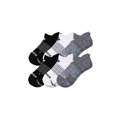 Bombas All-purpose Performance Ankle Sock 6-pack In Black White Charcoal
