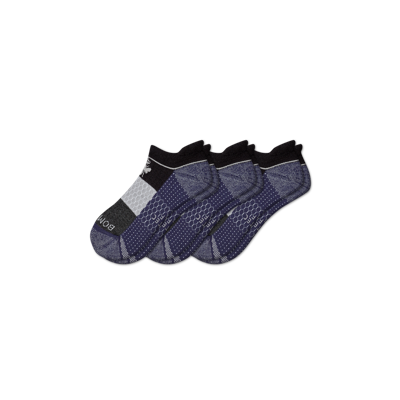 Bombas Golf Ankle Sock 3-pack In Black Navy