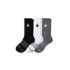 Bombas All-purpose Performance Calf Sock 3-pack In Black White Charcoal