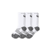 Bombas Running Calf Sock 3-pack In White Bee