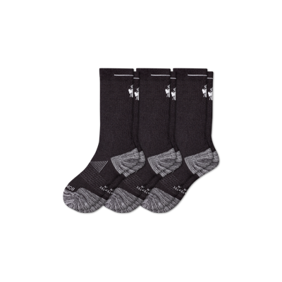 Bombas Running Calf Sock 3-pack In Black Bee