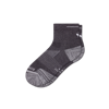 Bombas Running Quarter Sock In Charcoal Bee