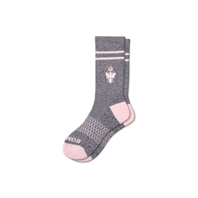 Bombas Originals Calf Socks In Baby Pink