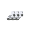 Bombas Running Quarter Sock 3-pack In White Bee