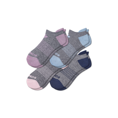 Bombas Originals Ankle Sock 4-pack In Pink Logwood Mix