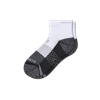 Bombas Golf Quarter Socks In White Black