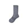 Bombas Marl Calf Socks In Navy Cream