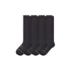 Bombas Merino Wool Blend Knee-high Sock 4-pack In Dark Charcoal