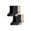 Bombas Merino Wool Blend Calf Sock 8-pack In Mixed Dark Charcoal