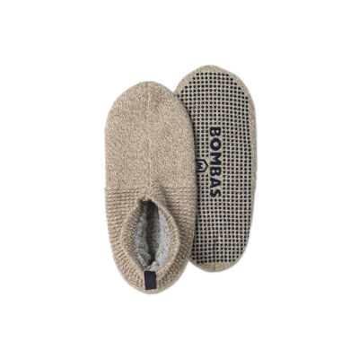 Bombas Gripper Slipper In Taupe