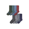 Bombas Calf Sock 8-pack In Olive Charcoal Mix