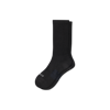 Bombas Hybrid Ribbed Calf Socks In Black