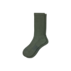 Bombas Hybrid Ribbed Calf Socks In Midnight Olive