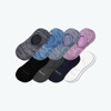 Bombas Lightweight No Show Sock 8-pack In Aqua Pink Mix