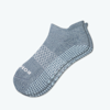 Bombas Gripper Ankle Socks In Mint Blue