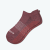 Bombas Gripper Ankle Socks In Red Clay
