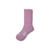 Bombas Hybrid Ribbed Calf Socks In Mauve