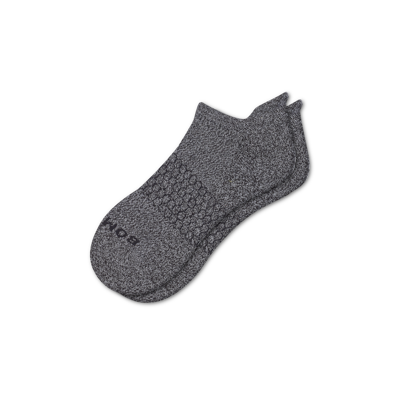 Bombas Marl Ankle Socks In Marled Charcoal