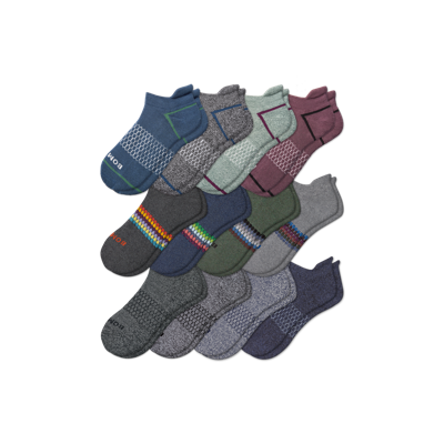Bombas Ankle Sock 12-pack In Multi Marl Mix